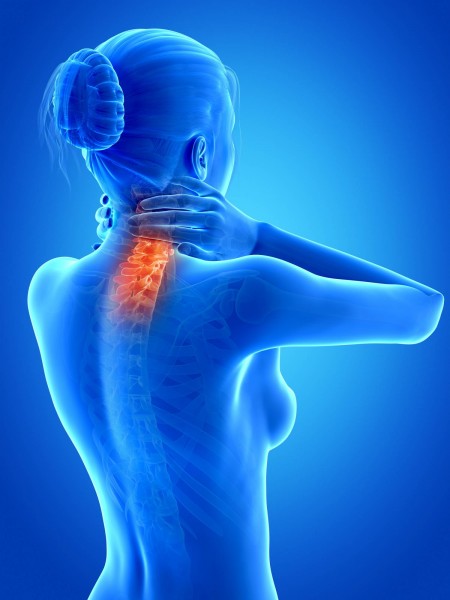 Neck pain spreading to back of head