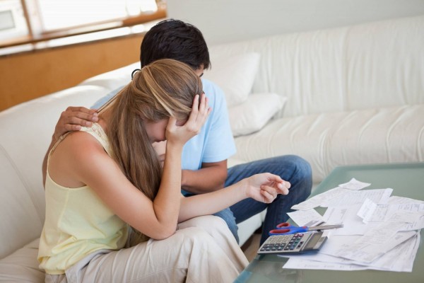 financial stress money debt